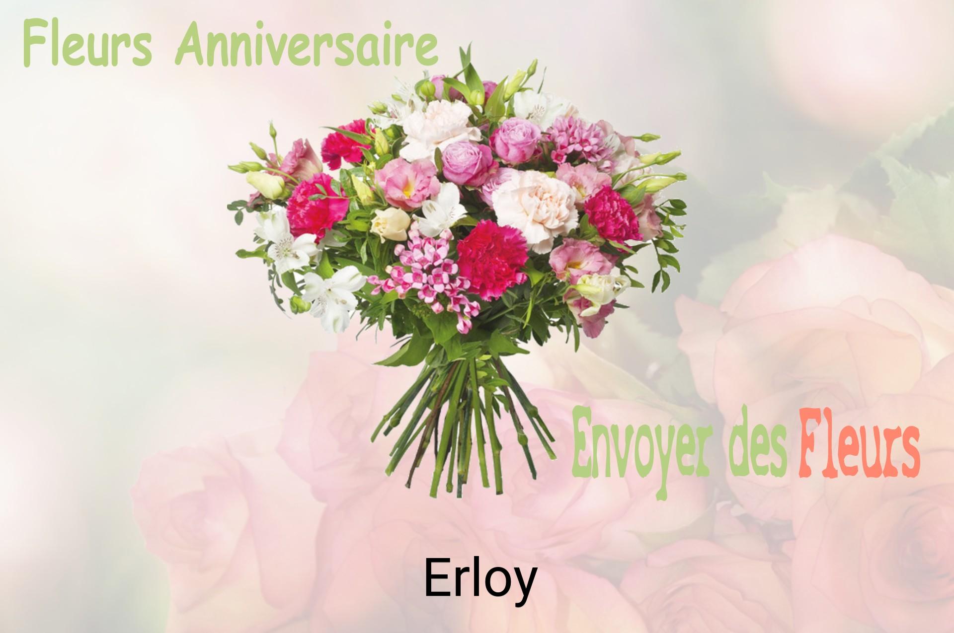 Bouquet de fleurs d’anniversaire livré à Erloy